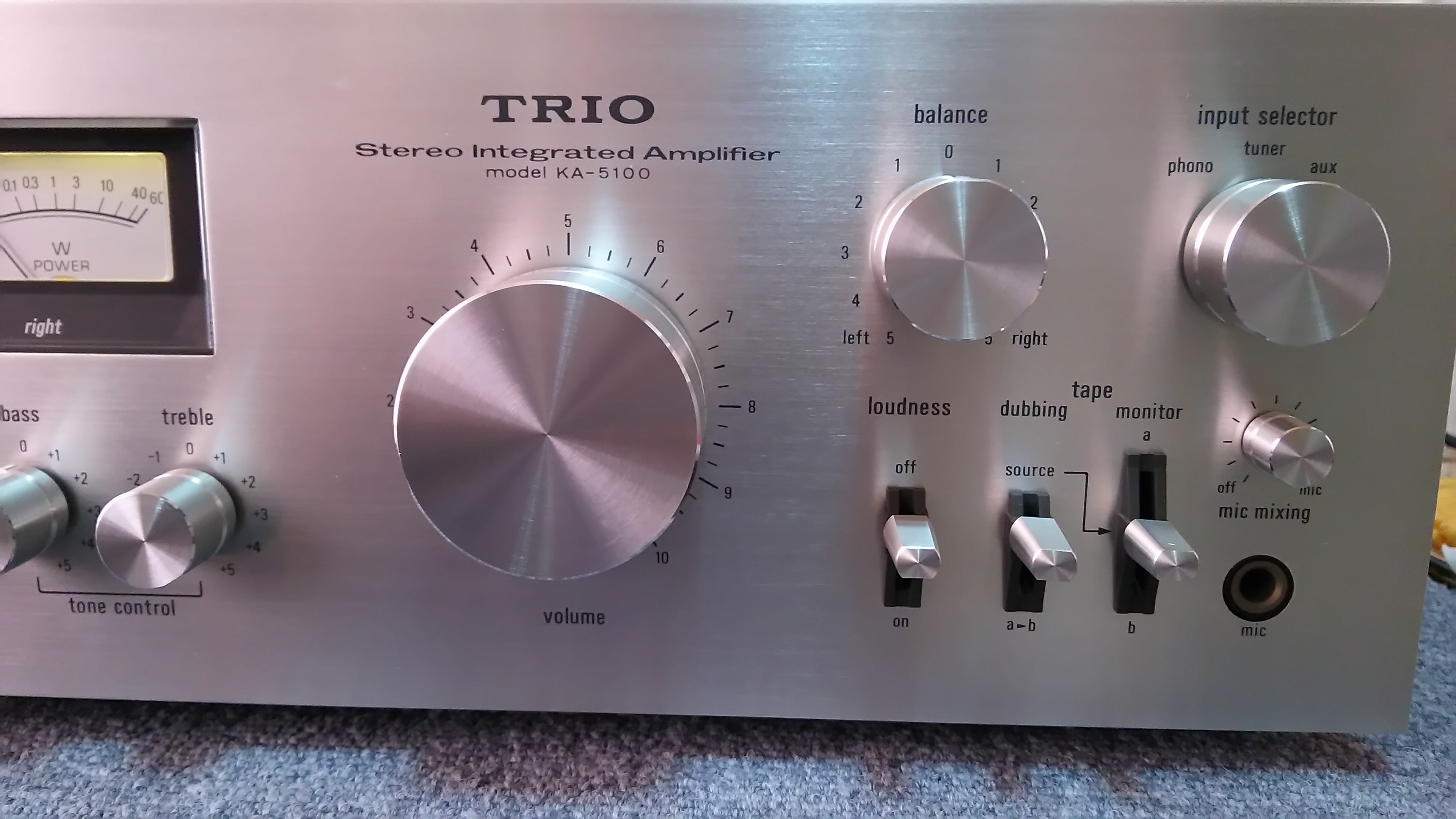 TRIO/トリオ プリメインアンプ KA-5100 | 八王子リカバリーのブログ