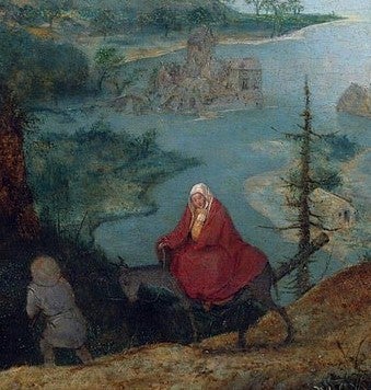 エジプトへの逃避，ピーテルとヤンの風景 | 絵を見よう