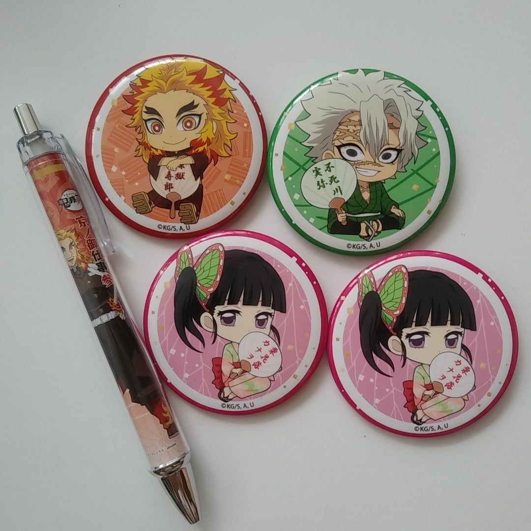 鬼滅の刃 京都南座 歌舞伎ノ舘 75mm 缶バッジ 冨岡義勇 鬼滅の刃 南座