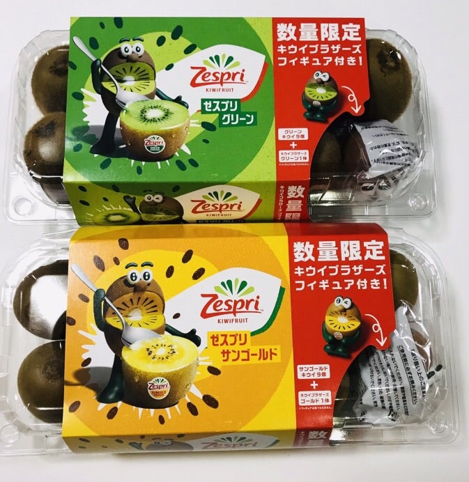 ゼスプリ キウイブラザーズ フィギュア22個 グリーン、ゴールド 新品未開封