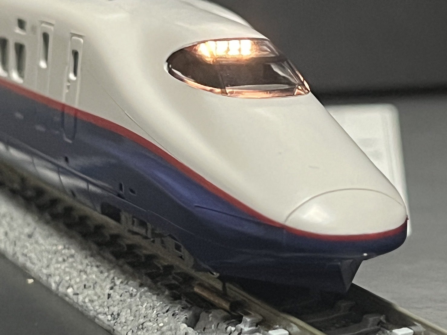 JRE2系東北新幹線10両 kato ライト室内灯点灯動力動作確認済 JRE2系