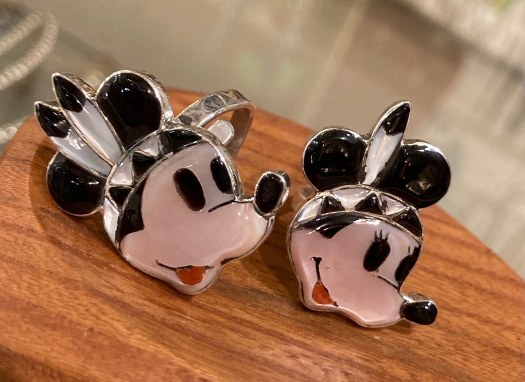 インディアンジュエリー ズニ族 ミッキー リング ズニ族【Don Dewa