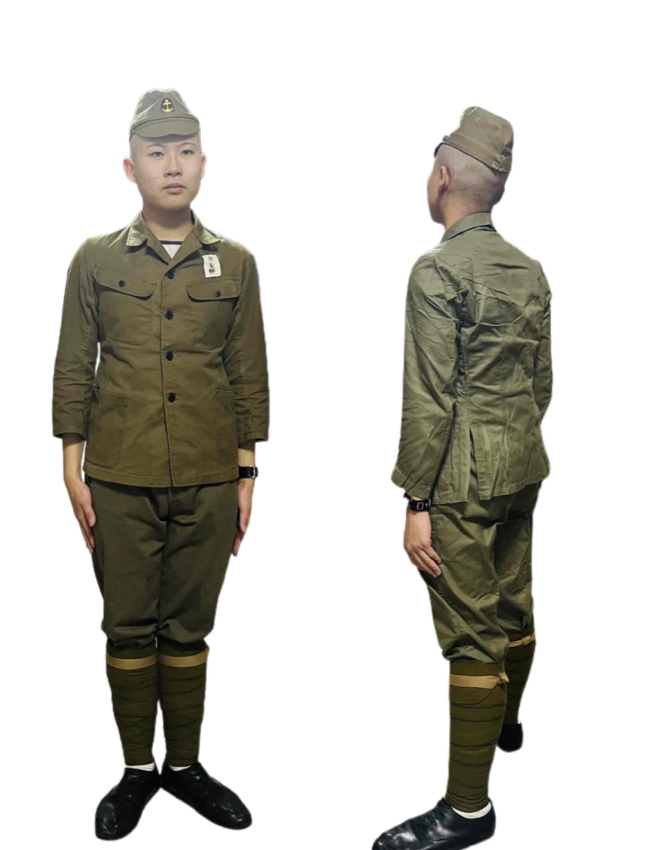 日本海軍 艦内作業服装と艦上戦闘服装とその他 | 軍装 製作 赤とんぼの