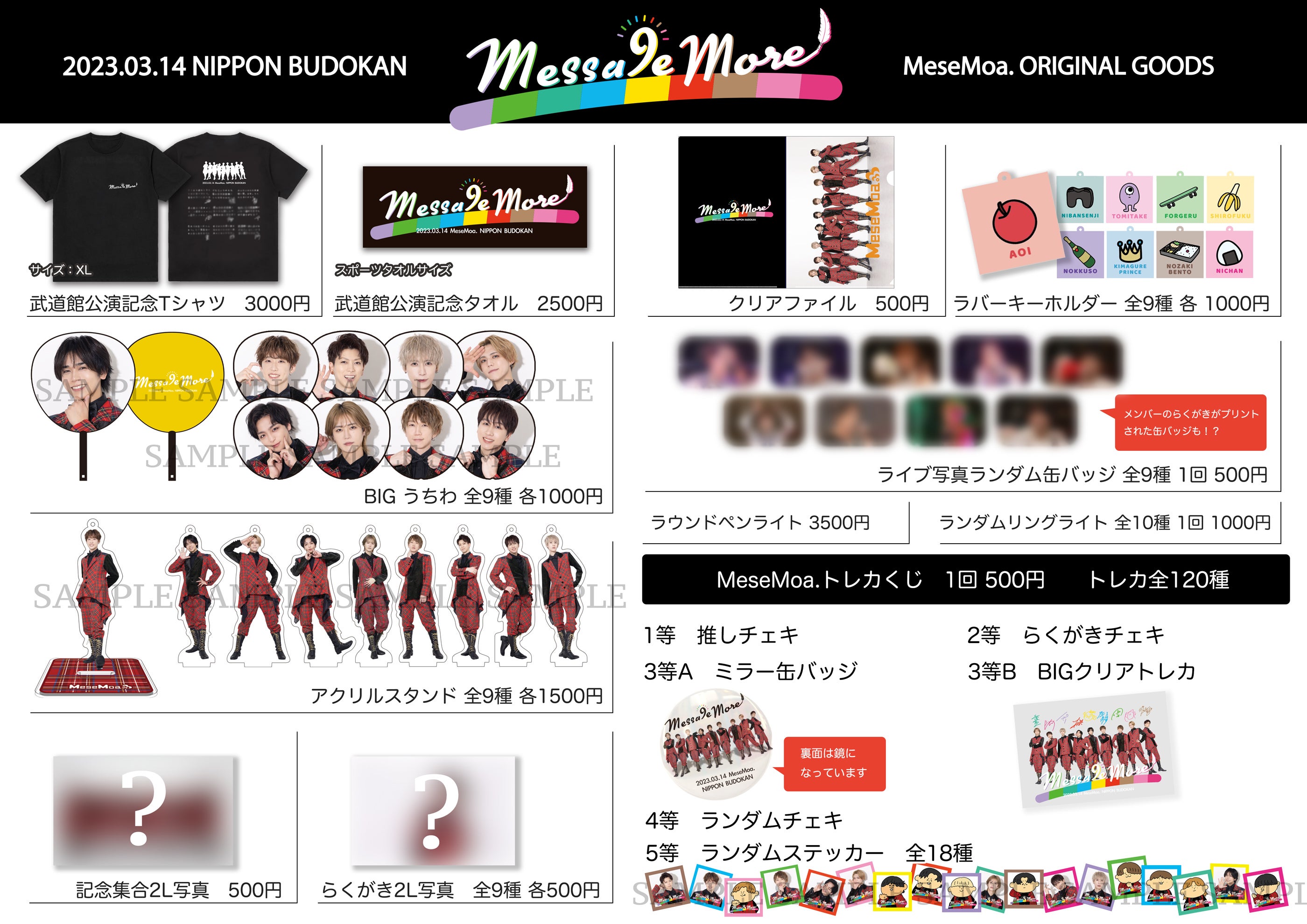 MeseMoa.日本武道館公演2023「Messa9e More」開催詳細 | MeseMoa.