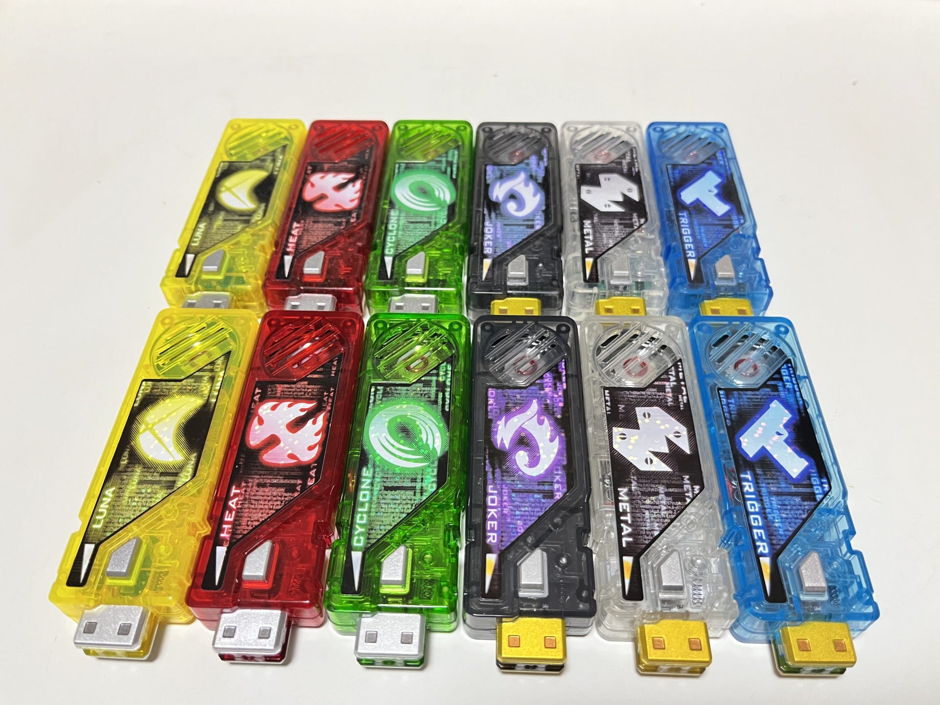 CSM ダブルドライバーver.1.5 カスタム品&ガイアメモリ風都版セット