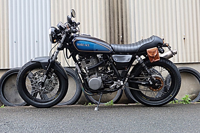 ヤマハ SR400 SR500 用 ブルックランズ アルミ ロング タンク
