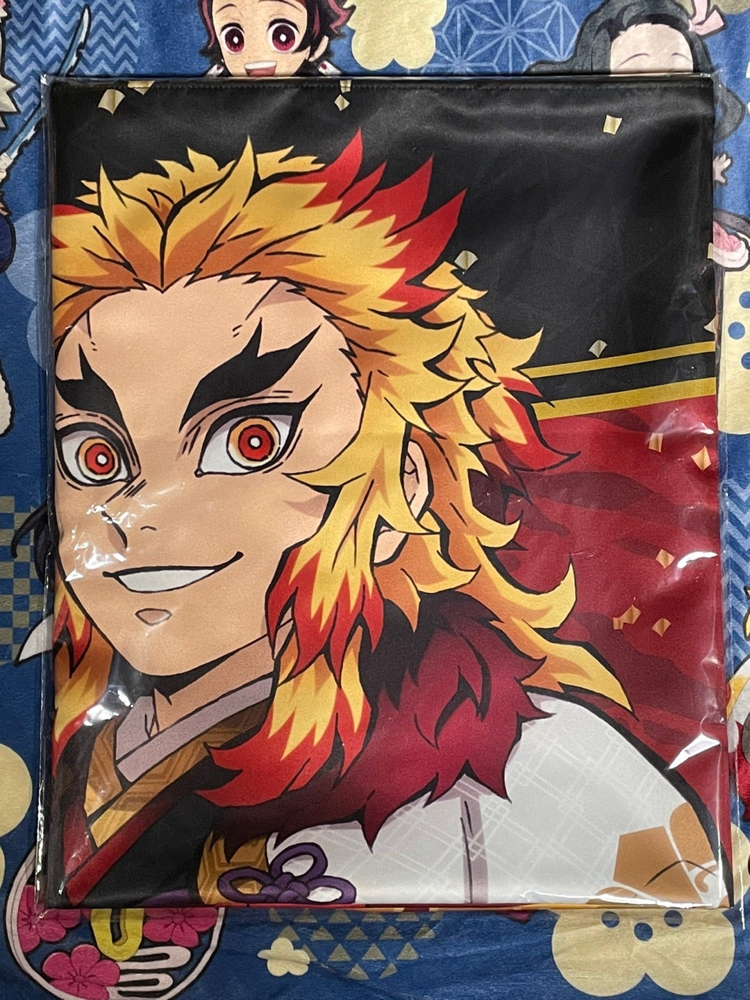 寝そべりイラストグッズ 煉獄杏寿郎 鬼滅の刃 柱稽古編 コミケ C104 鬼