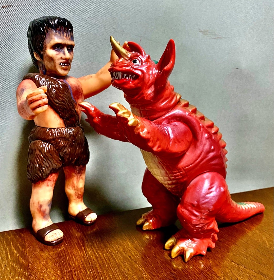 フランケンシュタイン＆バラゴン＆サンダ＆ガイラ（M1号） ソフビ4