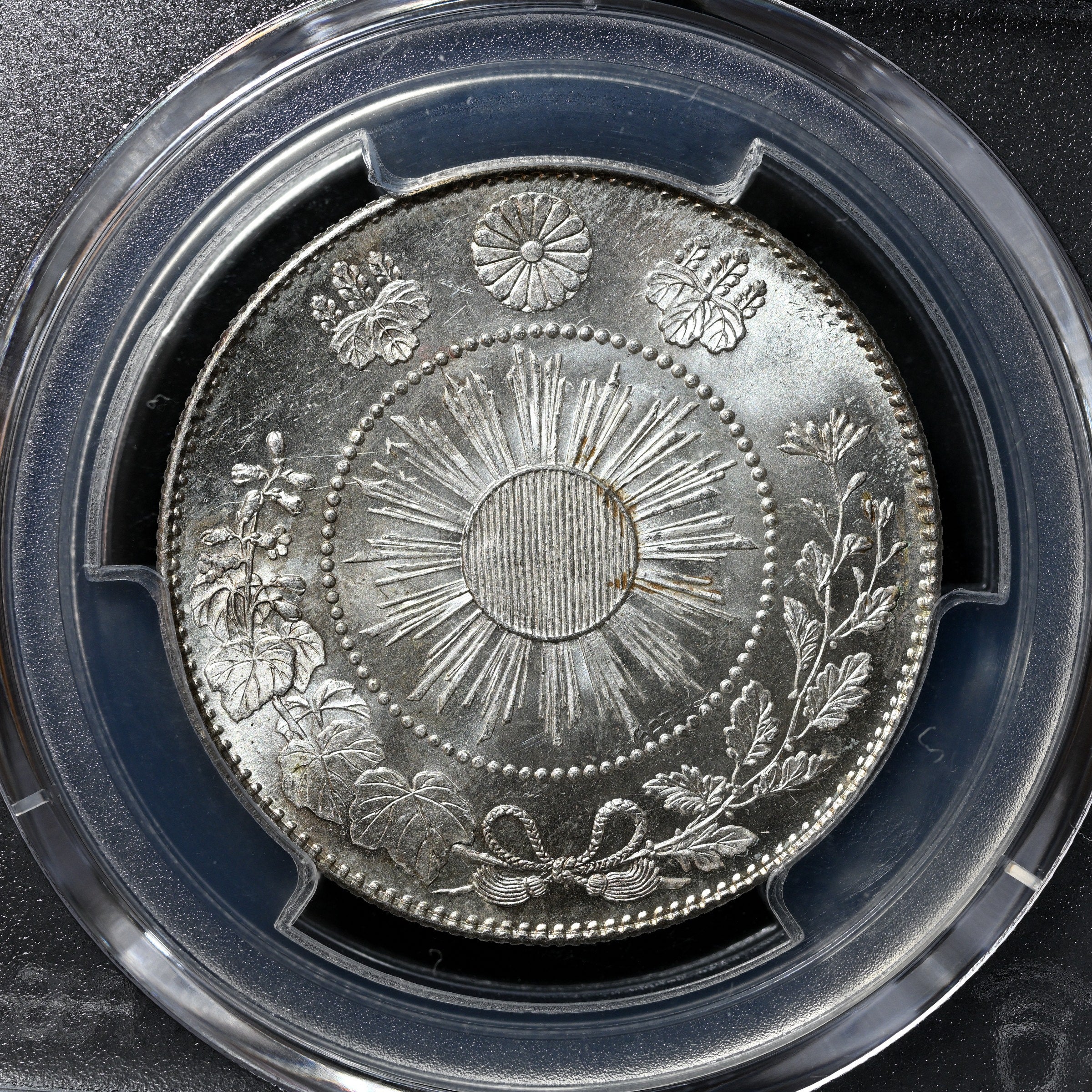 PCGSから帰還。遅過ぎるぜ！ 〜旭日竜大型50銭 トメ本 明治4年