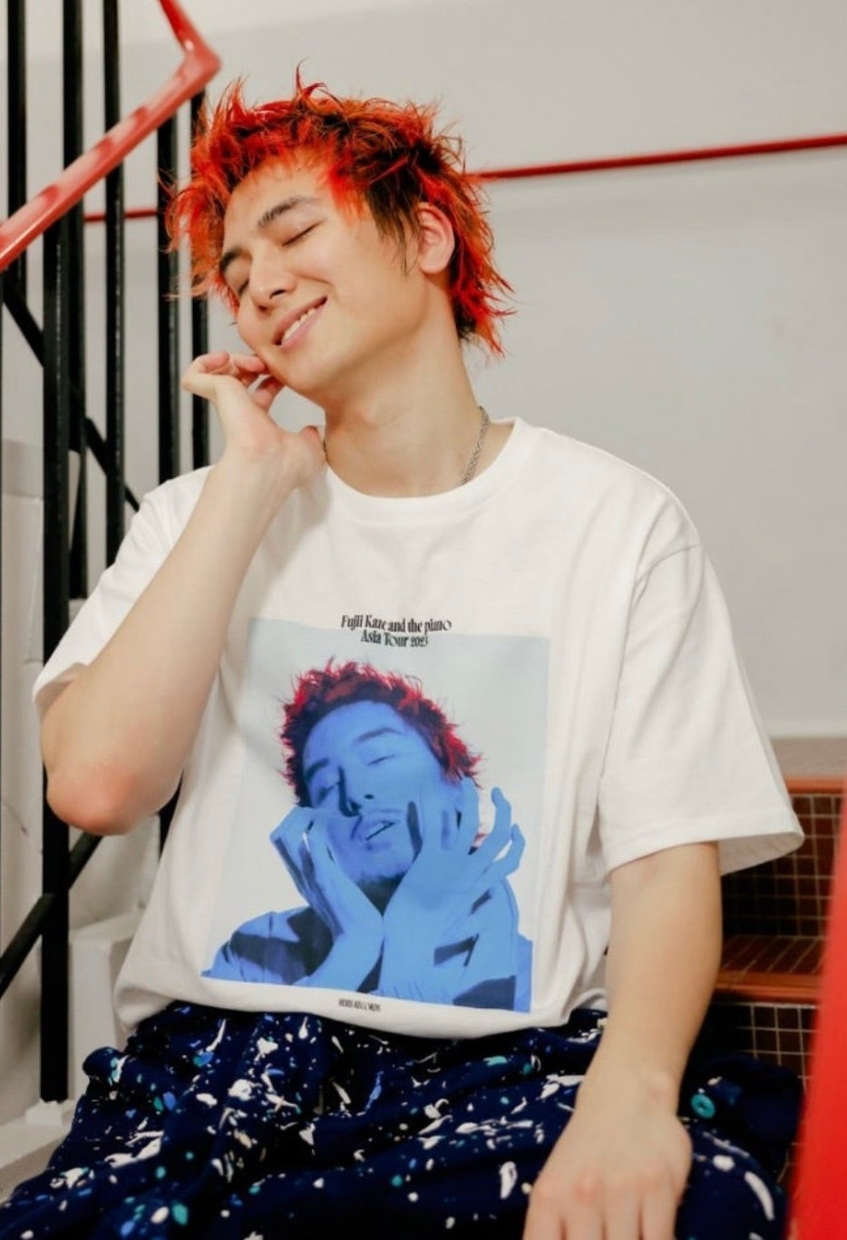 藤井風 Feelin' Good お土産Tシャツ Lサイズ 藤井風 風SUN Tシャツ L