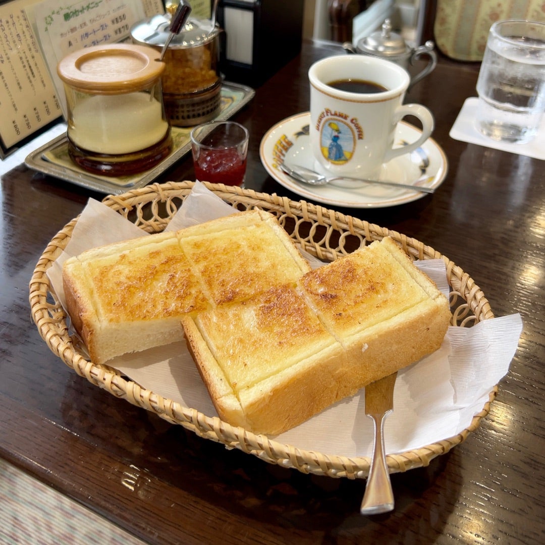 築地 東銀座 琥珀亭で平日モーニング | ひとりでもまめにがんばるブログ