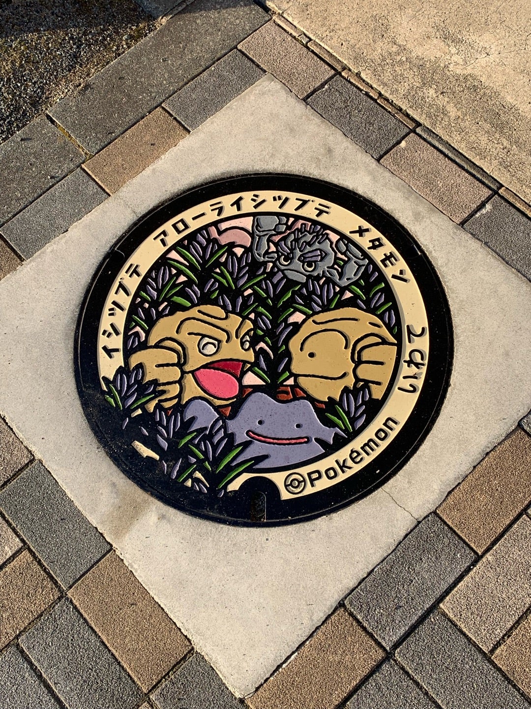 レア・希少】 ポケふた 小さなマンホール イシツブテ 岩手 宮古 岩手県