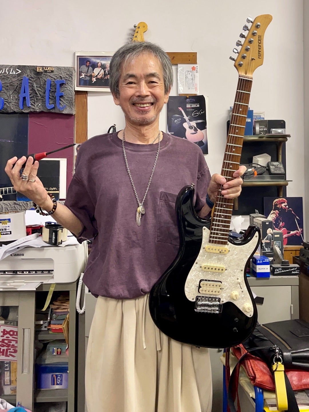 逸品 Fernandes RETROROCKET PRO サスティナー kaz様 専用 FERNANDES