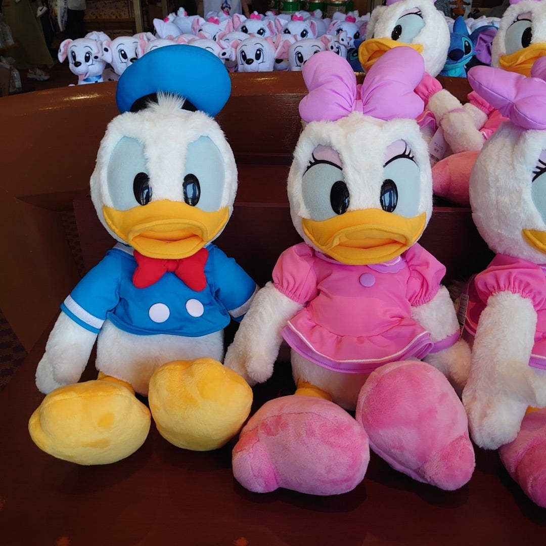 東京ディズニーリゾート店25周年記念 ドナルド&デイジー ぬいぐるみ
