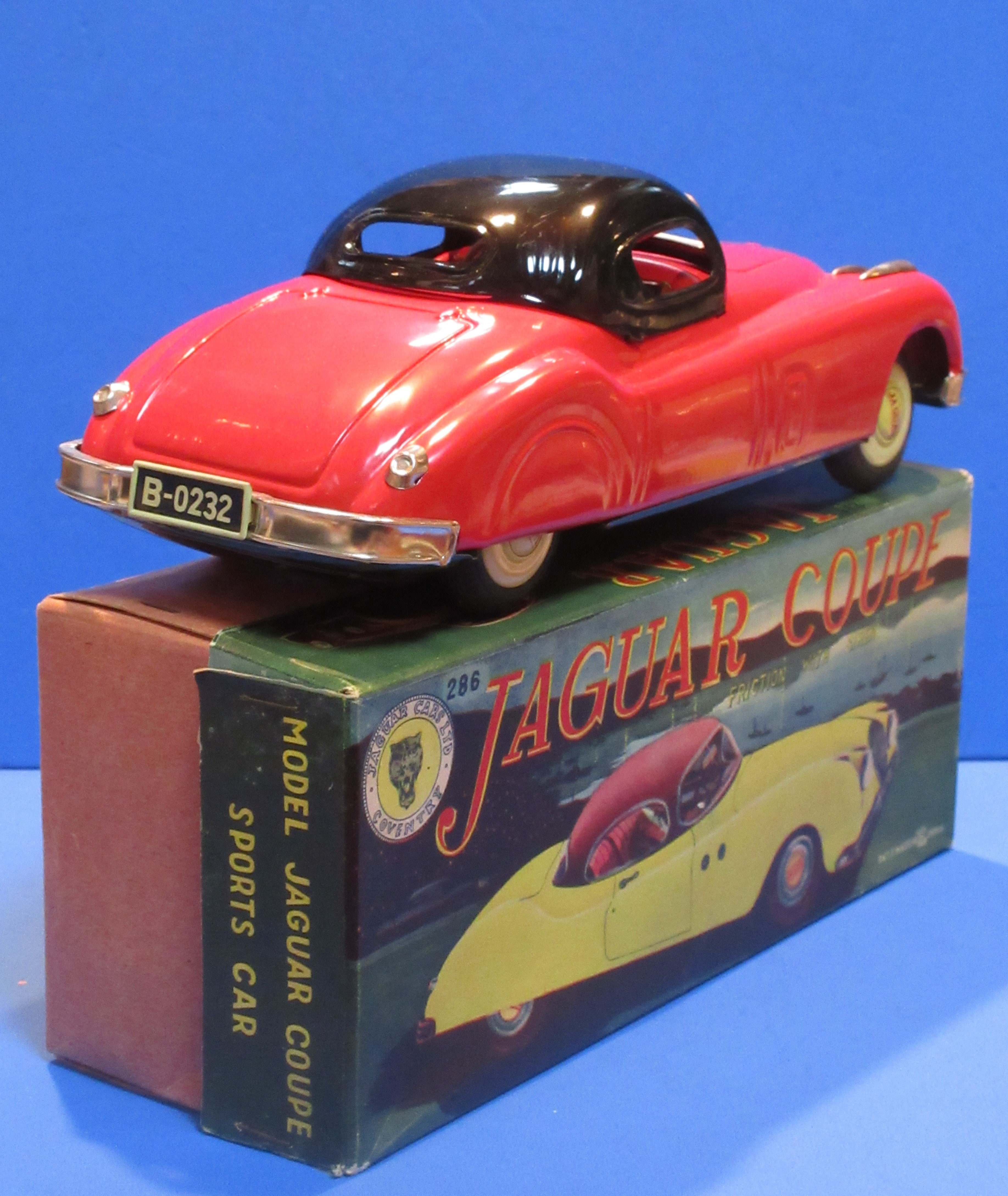 ☆1953年萬代屋ジャガーXK-120 五十嵐平達氏 ～ ブリキ自動車