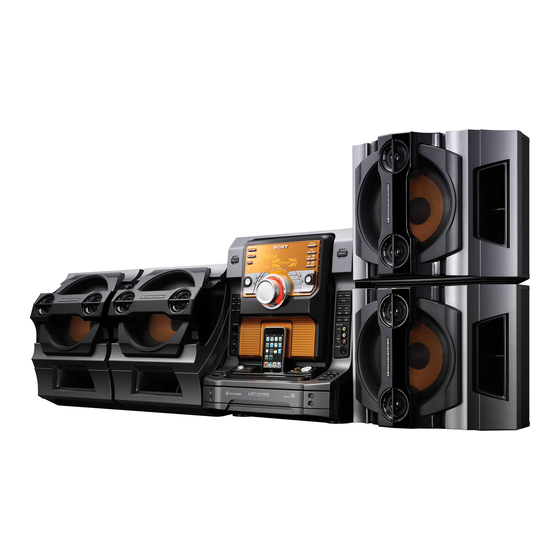 Sony Muteki LBT-ZX99I Manuals | ManualsLib