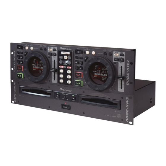 Pioneer パイオニア CMX-3000 CU-V163 DJ機器 ツイン Pioneer