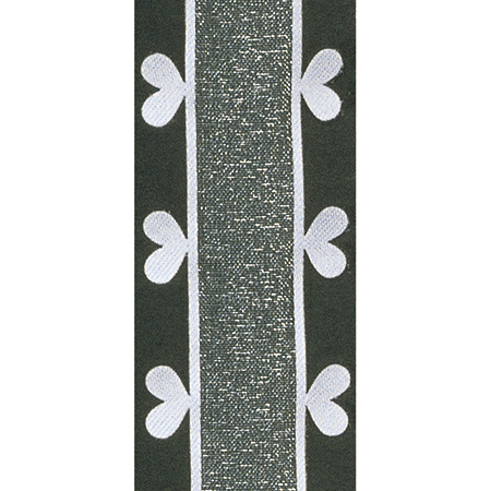 青山リボン/ハートオーガンジー 25X15 #001/1613-1 - 花材通販はなどん