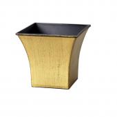 松村工芸/WABIスクエアポット MOI-675 イブシキン/134-675-10 - 花材