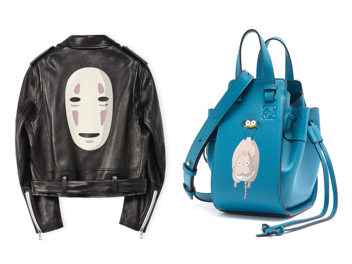 ロエベ ジブリ 千と千尋 カプセルコレクション ショッパー 古民家に