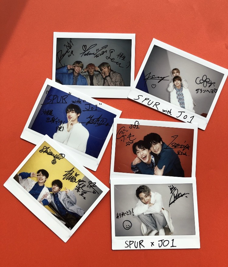 JO1 直筆サイン 全員 JO1 生写真付き全員直筆サイン入り色紙 JO1 生