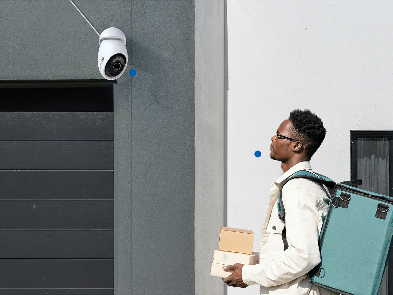 Tapo 4K 8MP 屋外防犯カメラ パンチルト Tapo C560WS