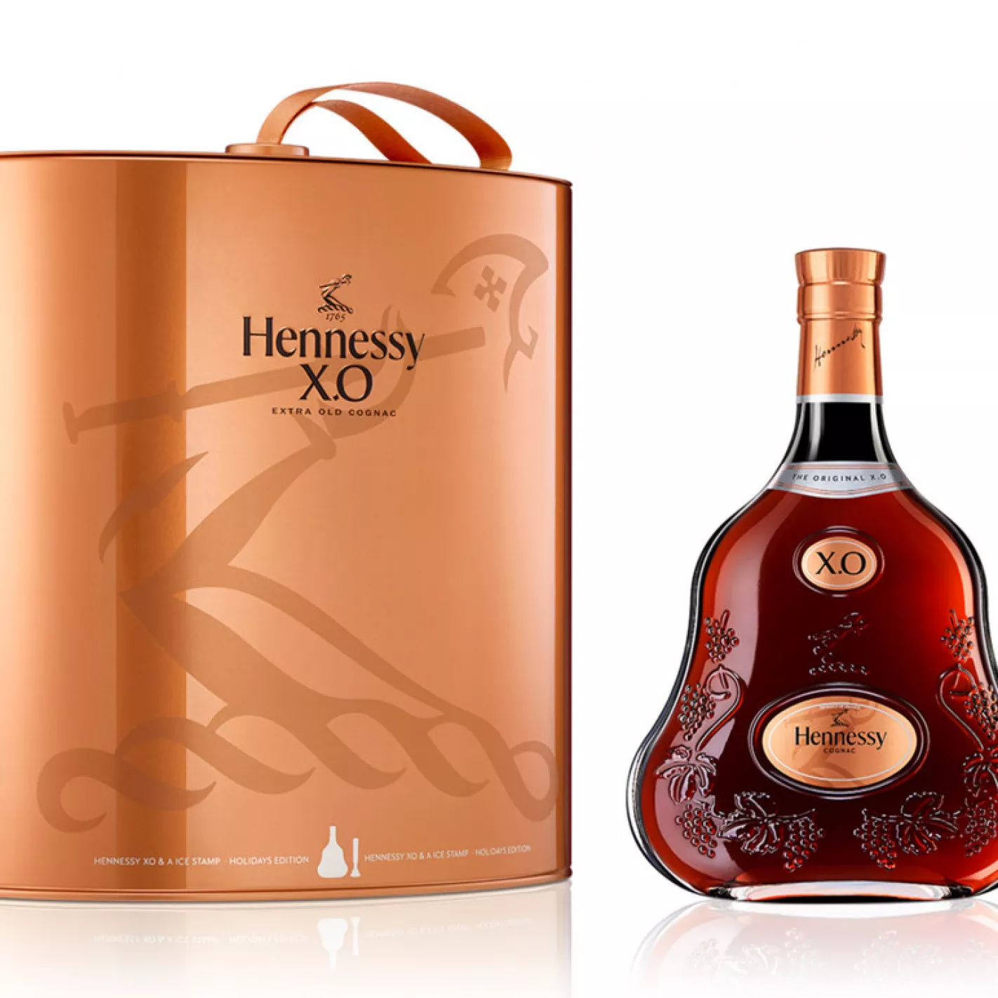 W525-T8-151 Hennessy ヘネシー X.O COGNAC コニャック ブランデー 金