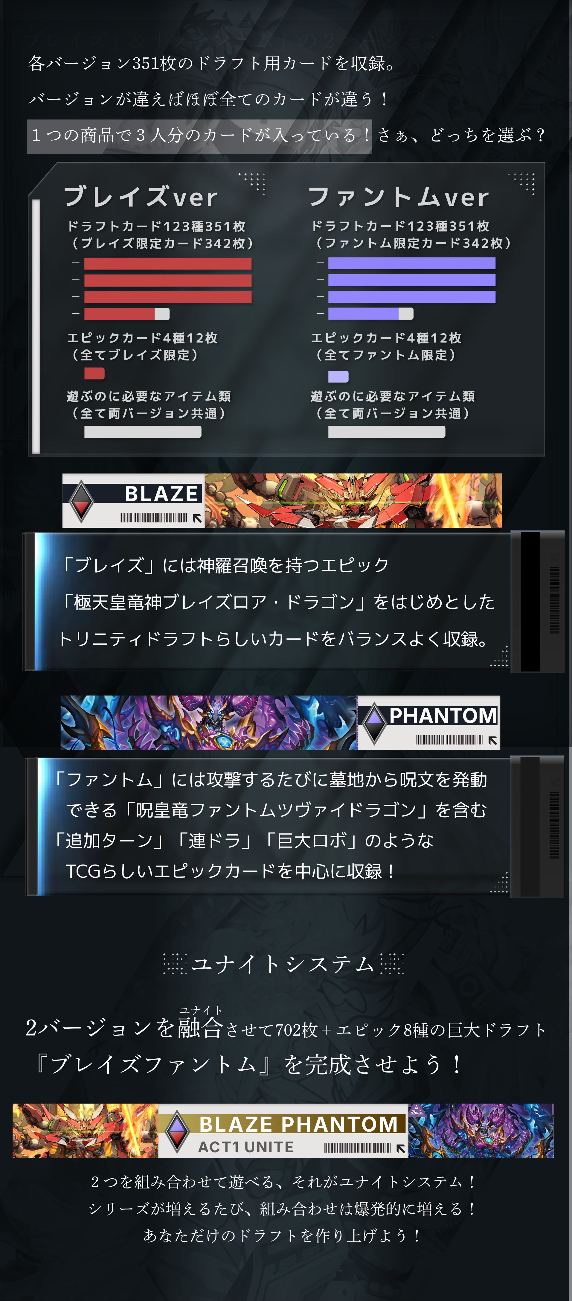 TCG+LCG=『トリニティドラフト』でドラフトを無限に遊べる世の中を作り