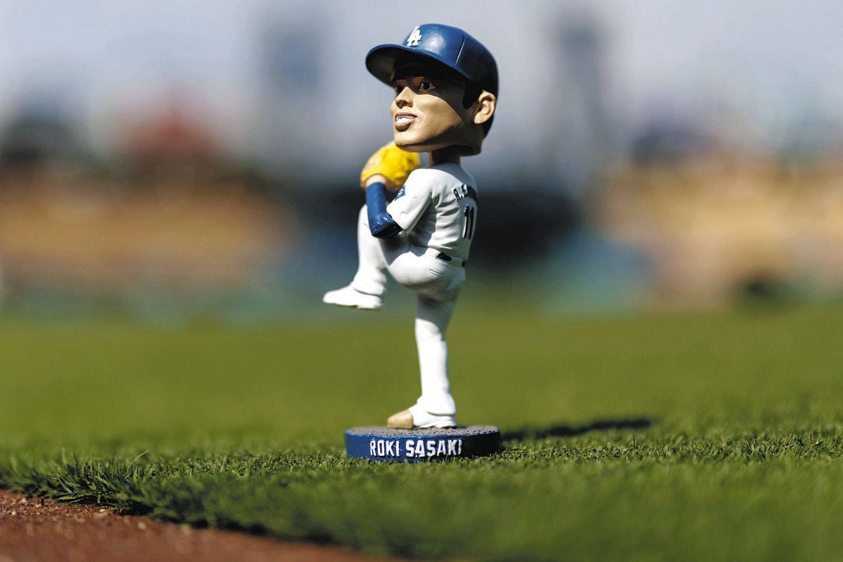 Dodgers Roki Sasaki 佐々木朗希フィギュア Roki Sasaki Los Angeles