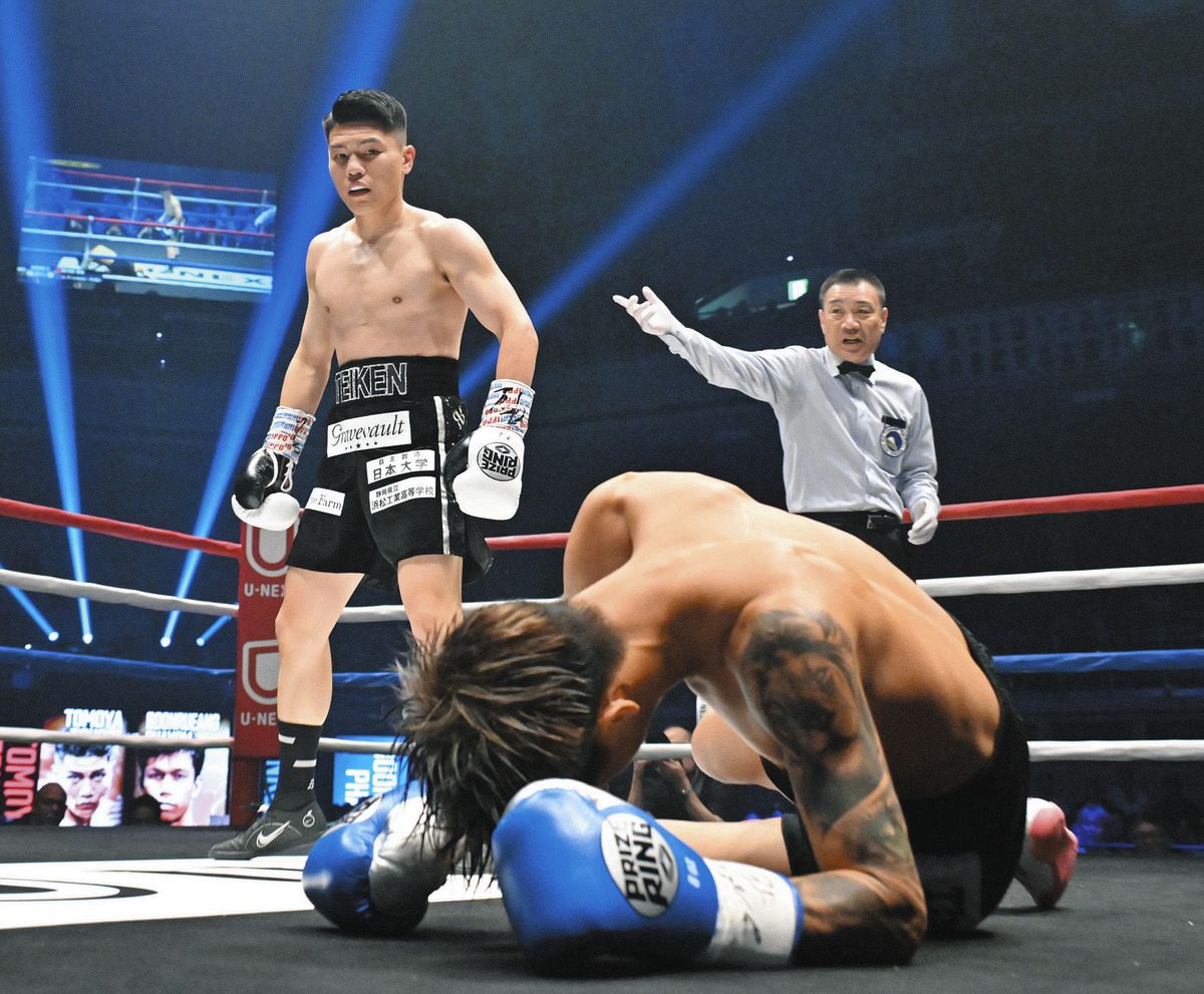 アマ世界選手権『金』坪井智也、圧巻の2回TKOプロデビュー 高速連打と