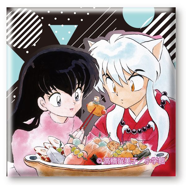 アパレル: 犬夜叉 スクエア缶バッジC 【2019年2月出荷予定分