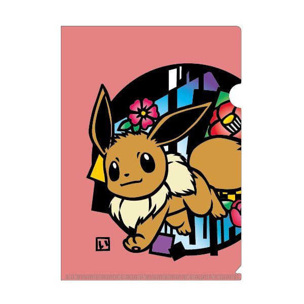 グッズ: ポケットモンスター 切り絵シリーズ クリアファイル イーブイ