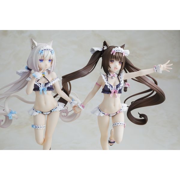 フィギュア: 【限定特典付き】 ネコぱら ショコラ＆バニラ メイド水着
