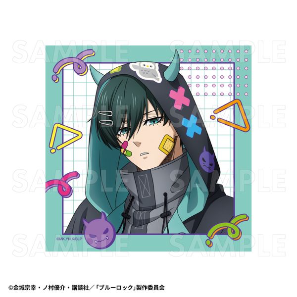 グッズ: ブルーロック でびデコパーカー ミニタオル 糸師凛: ティーム