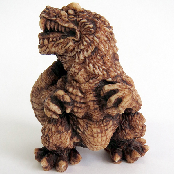 コレクション 東宝怪獣根付 メカゴジラ（初代） 木札 木箱付き ゴジラ