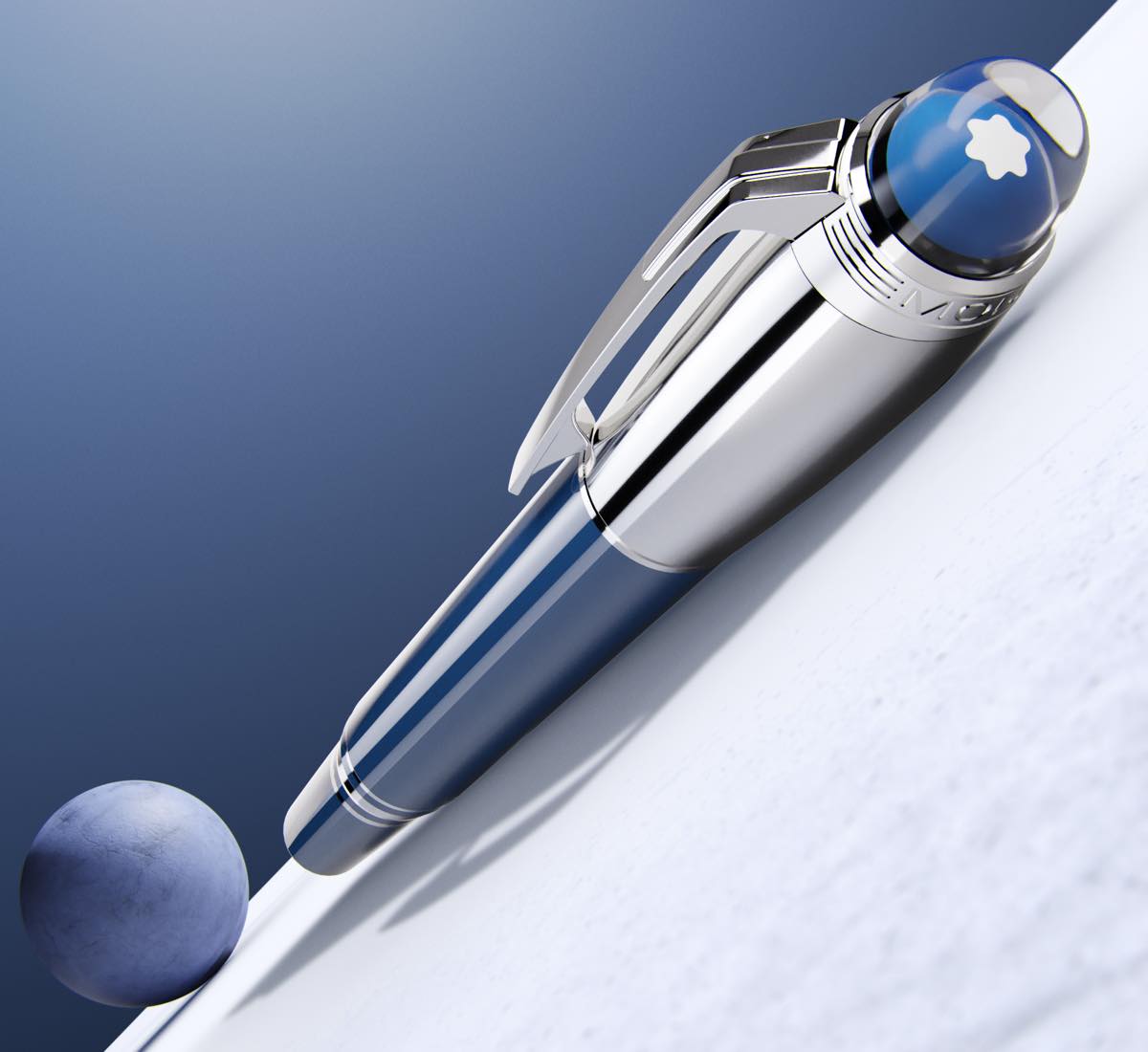 地球の美しさを万年筆で表現するモンブランらしい逸品です