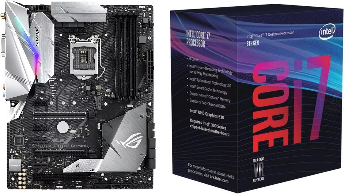 Core i7-8700K ASUS z370-f セット