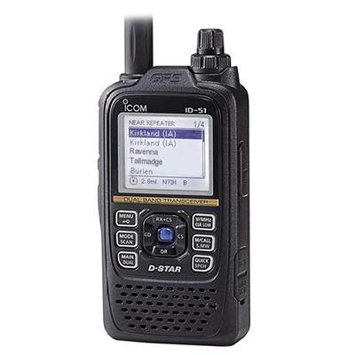 ICOM ID-51A-PLUS2 BLACK ICOM ID-51A-PLUS2 Handheld Transceivers