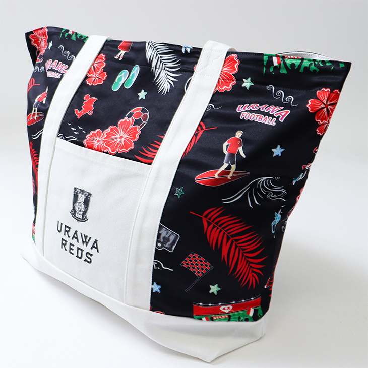 浦和レッズジップトートバッグ（We are Diamonds 新品 浦和レッズ 刺繍