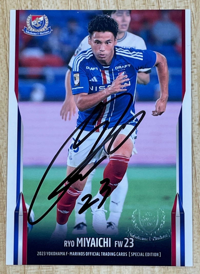 2003 Jリーグ 【奥大介】2003 横浜Fマリノス 直書き 直筆サインカード