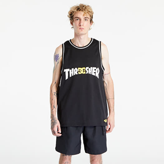 Discount thrasher tank top mens 2026 Jersey DC x Thrasher Jersey