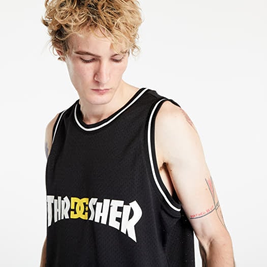 Jerseys DC x Thrasher Jersey Black (ADYKT03224-KVJ0) | Footshop