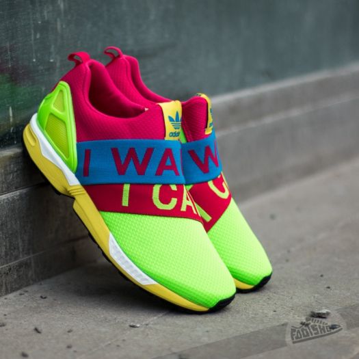 Men's shoes adidas ZX Flux Slip On Solar Green/Solar Blue2/Blaze