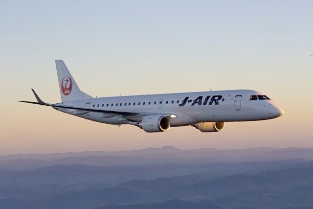JAL エンブラエル E190 LED仕様 完成品 クラス J」を設定した国内線新