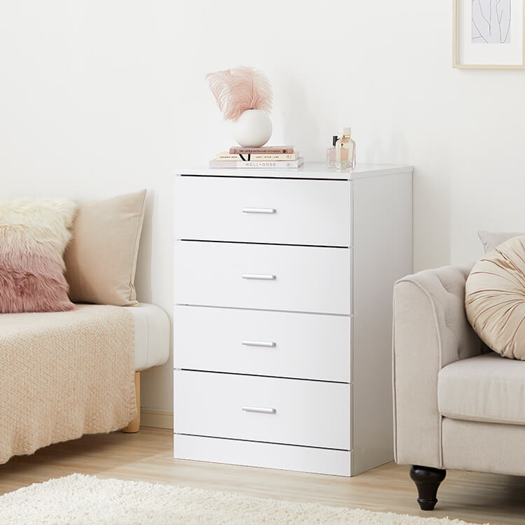 チェスト(幅59cm) 大容量収納棚 引き出し 全面化粧仕上げタンス