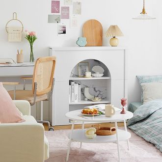 2段丸テーブル 韓国インテリア | 【公式】LOWYA(ロウヤ) 家具