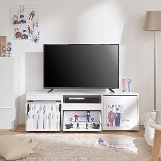 OSHITERU(オシテル) テレビ台 推し活収納 [幅140] | 【公式】LOWYA