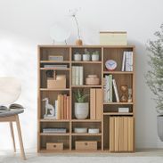 本棚(幅90cm) 可動棚のブックシェルフ ディスプレイラック | 【公式