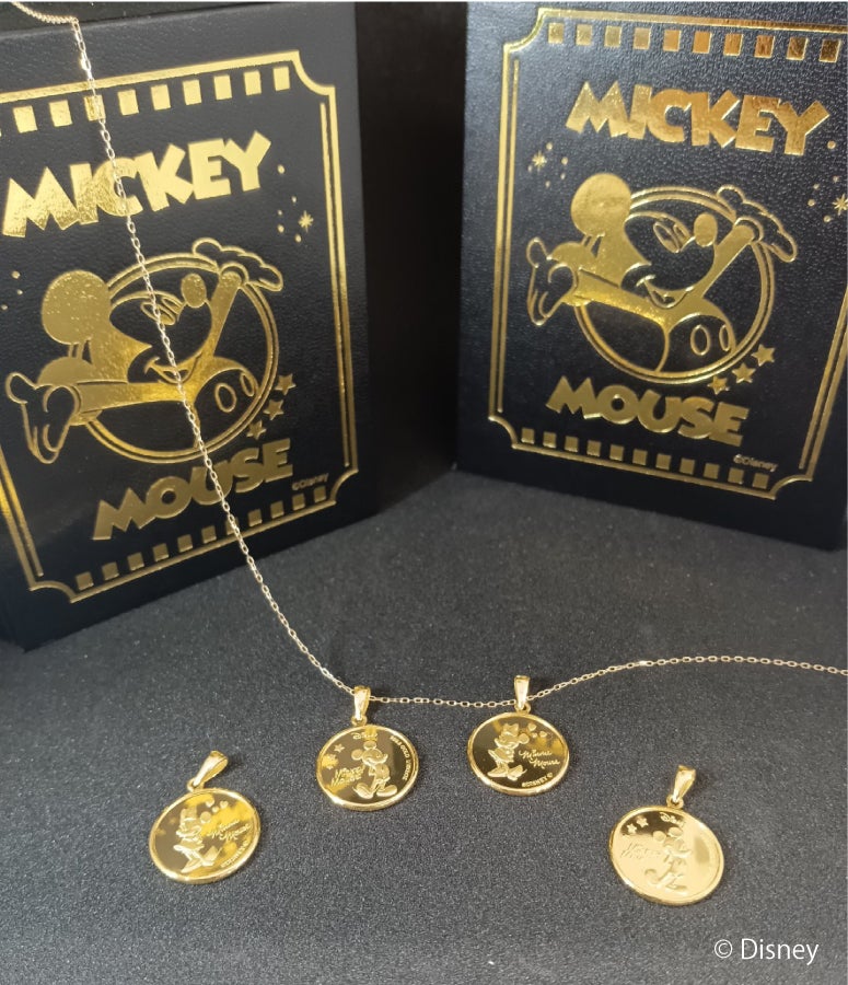 限定品ミッキーミニーカラー記念メダル 限定品ミッキーミニーカラー