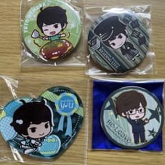 Kiramune セガコラボカフェ 上村祐翔 アクリルキーホルダー 缶バッジ